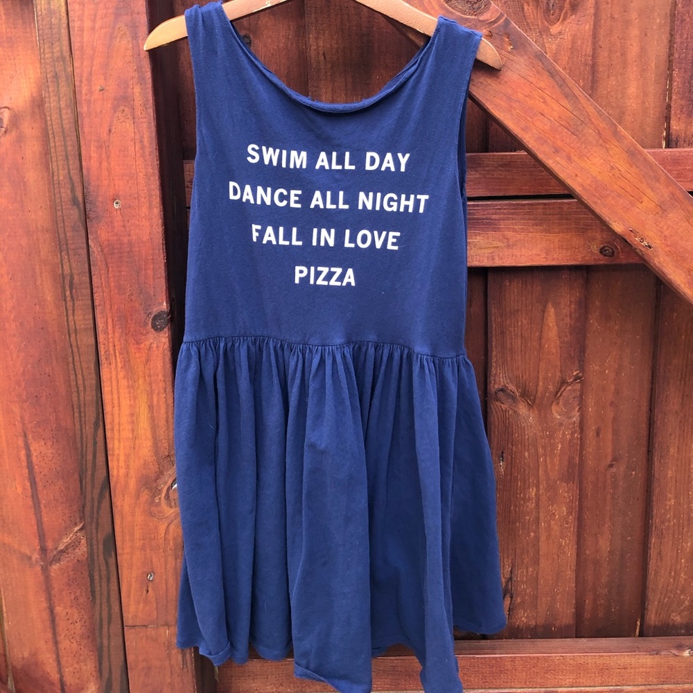 Wildfox Couture blue mini dress